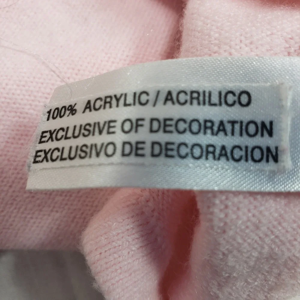Carolyn‎ Taylor Womens Floral Embroidered Cardigan Sweater Size S Pink 92054